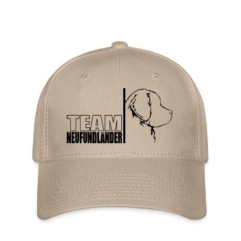 TEAM Neufundländer Hunde Hund Neufie Wilsigns - Flexfit Cap - Khaki - Vorne