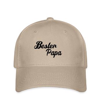 Bester Papa - Flexfit Cap - Khaki - Vorne