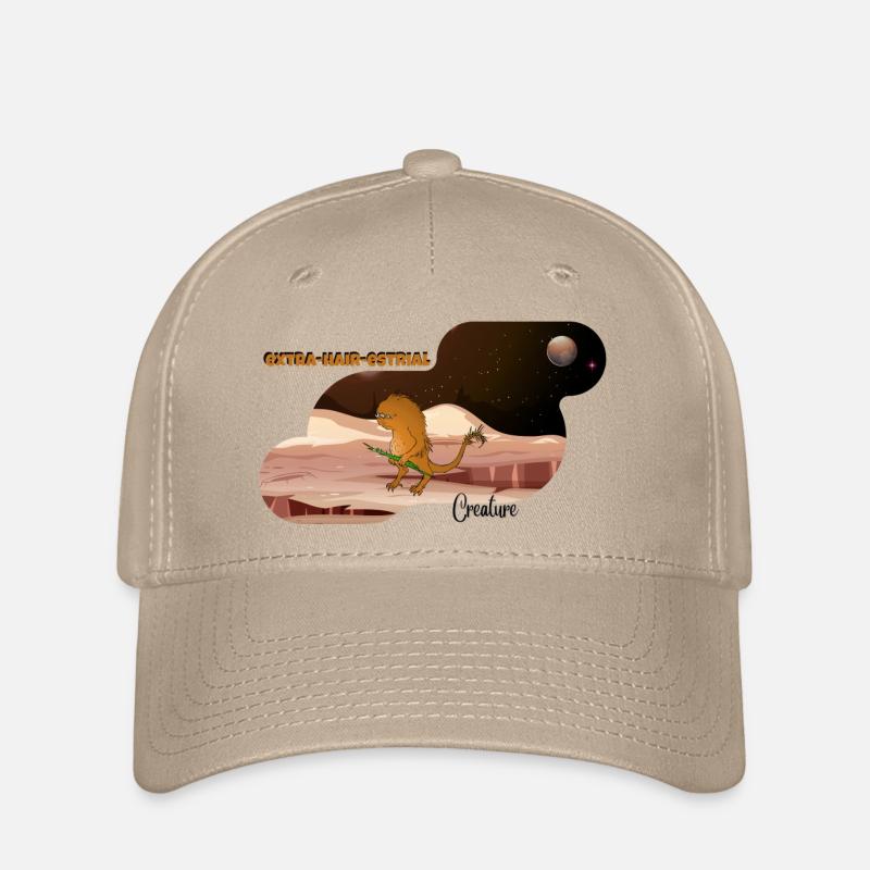 Créature horizontale extra-poilue - Casquette Flexfit - kaki