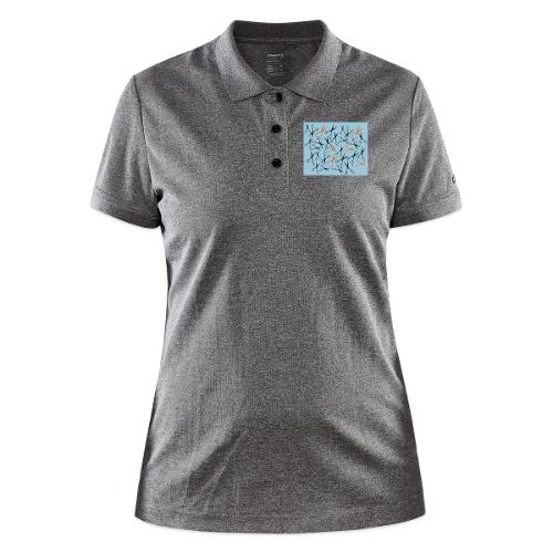 Scherenmaske Schwarzer Hintergrund - CRAFT Core Unify Frauen Polo