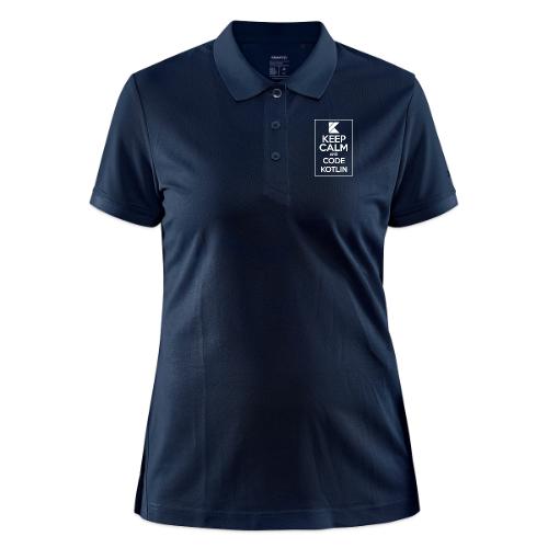 Keep Calm And Code Kotlin - CRAFT Core Unify Women's Polo