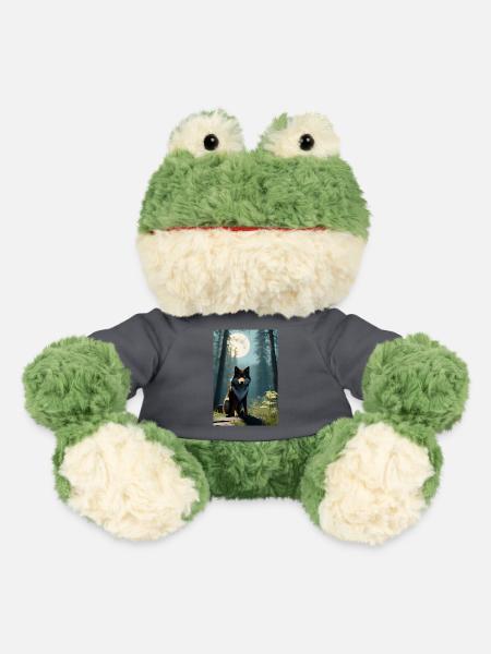 Wolf und Mond - MiniFeet® Frosch Torge - Anthrazit