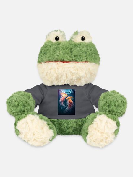Qualle Quallen Colorful - MiniFeet® Frosch Torge - Anthrazit