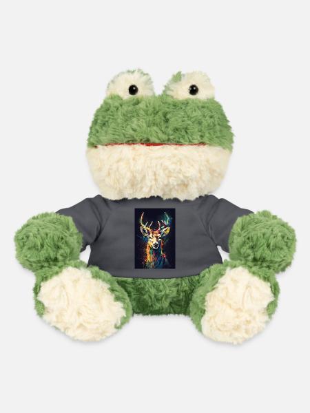 Reh Hirsch Jäger Tier Cute - MiniFeet® Frosch Torge - Anthrazit