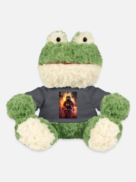 Feuerwehr Feuerwehrmann Flame - MiniFeet® Frosch Torge - Anthrazit