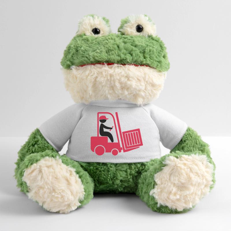 A forklift transporting a box MiniFeet® Frog Torge