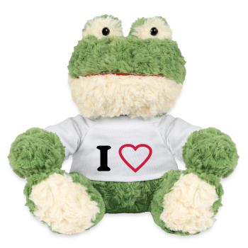 i love - Grenouille Torge MiniFeet® - blanc - Devant