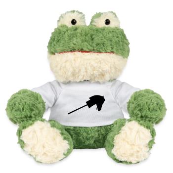 Riding a stick horse - MiniFeet® Frog Torge - white - Front