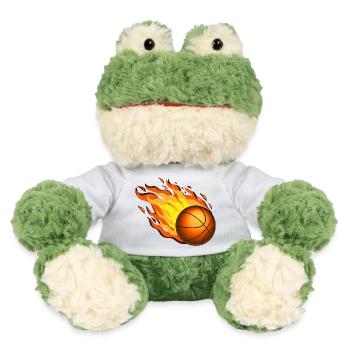 Burning Basketball - MiniFeet® Frog Torge - white - Front