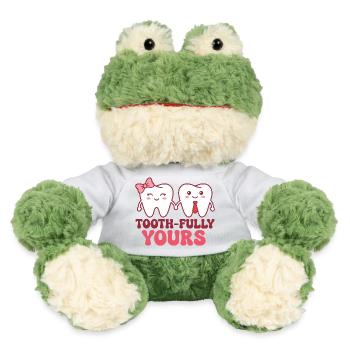 Paar zahnmedizinische Assistentin Zahnarzt - MiniFeet® Frosch Torge - Weiß - Vorne