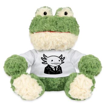 Axolotl en costume – Design Business Tier - Grenouille Torge MiniFeet® - blanc - Devant