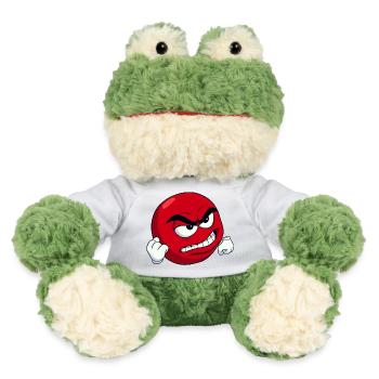 [Ton message] Personnalisez-le - Motif de mème en colère - Grenouille Torge MiniFeet® - blanc - Devant