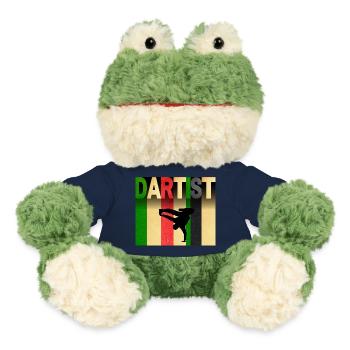 Danseuse artistique dartiste en bande de couleur - Grenouille Torge MiniFeet® - bleu marine - Devant