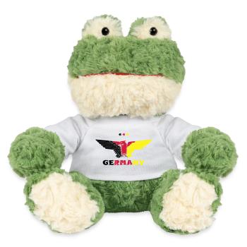 Deutschland Adler Germany colored - MiniFeet® Frosch Torge - Weiß - Vorne