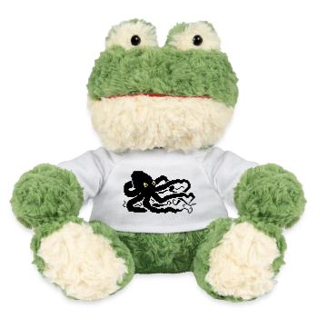 8bit pixel octopus - MiniFeet® Frosch Torge - Weiß - Vorne