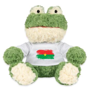 Burkina Faso flag - MiniFeet® Frog Torge - white - Front