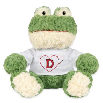 Stethoskop-Brief - MiniFeet® Frosch Torge - Weiß - Vorne