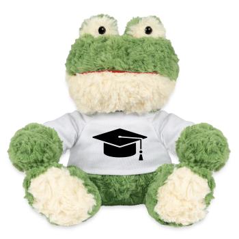Graduation Cap Absolvent Logo - MiniFeet® Frosch Torge - Weiß - Vorne