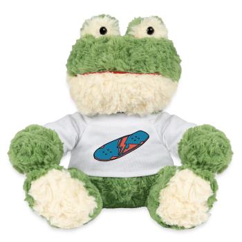 Skateboard Deck Urban Street - MiniFeet® Frog Torge - white - Front