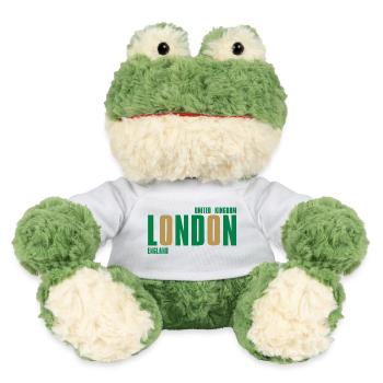 London – England Lyric Design - MiniFeet® Frosch Torge - Weiß - Vorne