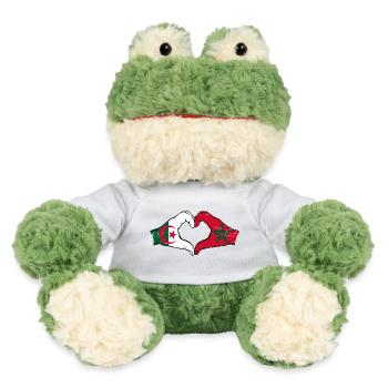 Algérie Maroc Drapeau Mains Coeur Forme Utilisé - Grenouille Torge MiniFeet® - blanc - Devant