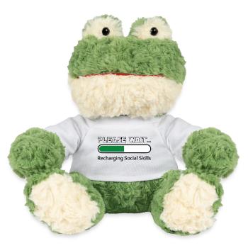 Recharger les compétences sociales - pour un fond blanc - Grenouille Torge MiniFeet® - blanc - Devant
