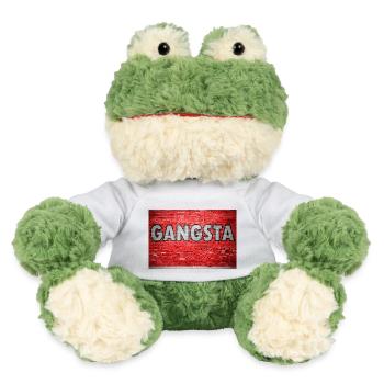 Gangster Brick Wall Graffiti - MiniFeet® Frog Torge - white - Front