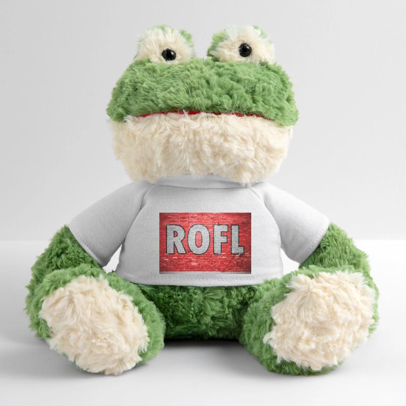 ROFL Brick Wall Graffiti Grenouille Torge MiniFeet®