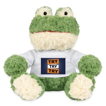 Essayez d’essayer de dire le lettrage - Grenouille Torge MiniFeet® - blanc - Devant