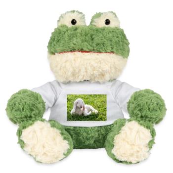 Lamb with a kiss - MiniFeet® Frog Torge - white - Front