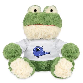 poisson bleu - Grenouille Torge MiniFeet® - blanc - Devant