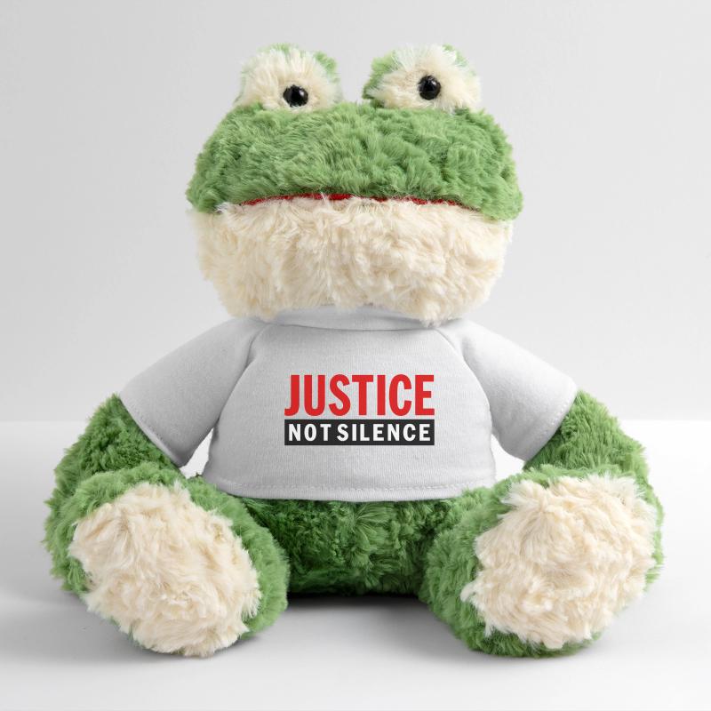 Justice Not Silence Gerechtigkeit Statement MiniFeet® Frog Torge