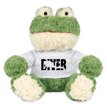 Classic Diver Design – Depth & Adventure - MiniFeet® Frog Torge - white - Front
