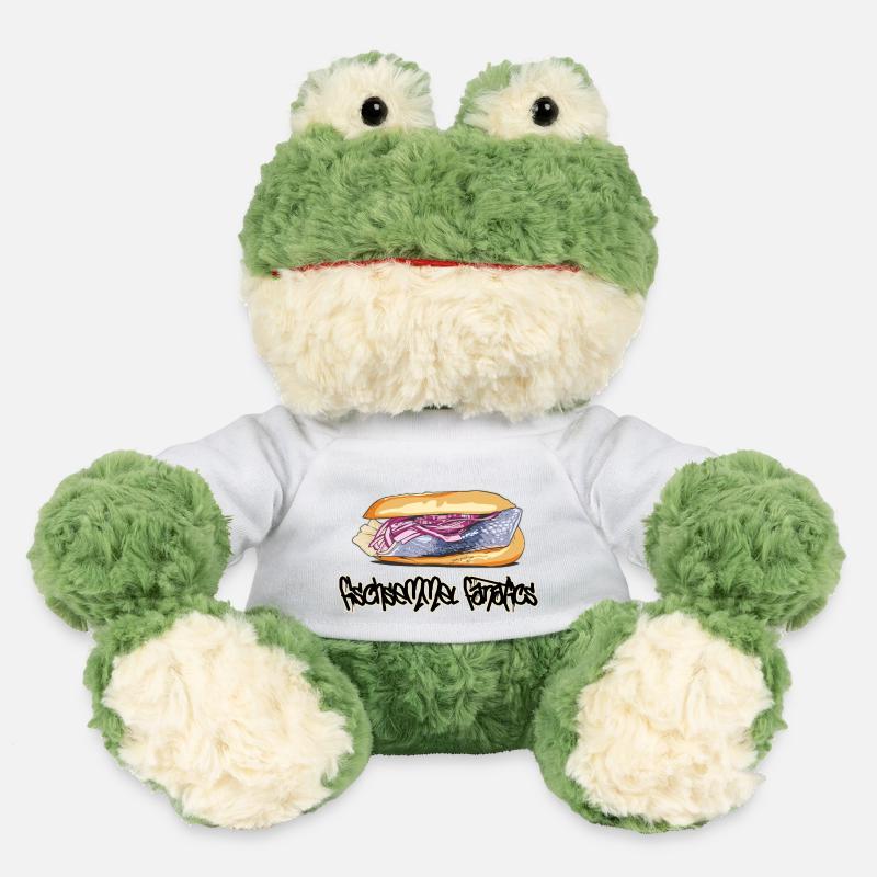 Fish roll // Illustration - MiniFeet® Frog Torge - white