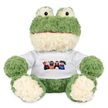 Night Watch Wooligans – Funny Woodland Animals - MiniFeet® Frog Torge - white - Front