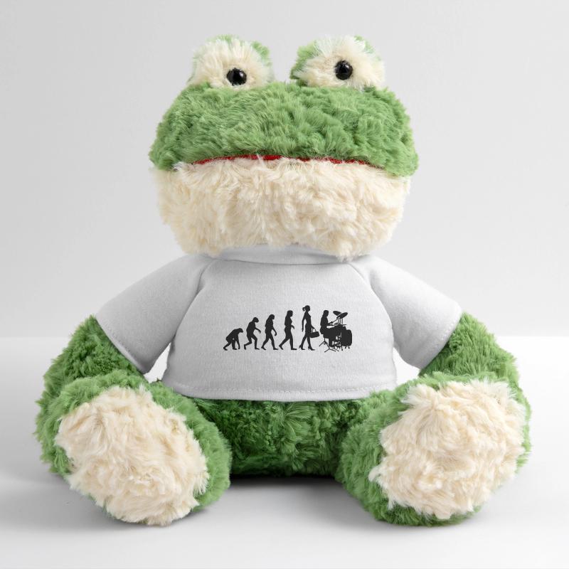 Evolution Schlagzeugerin Percussion Drummer MiniFeet® Frosch Torge