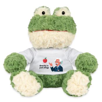 Fun physics design – Gravity is just clingy - MiniFeet® Frog Torge - white - Front