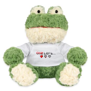 Pixel Art One Heart Left - MiniFeet® Frosch Torge - Weiß - Vorne