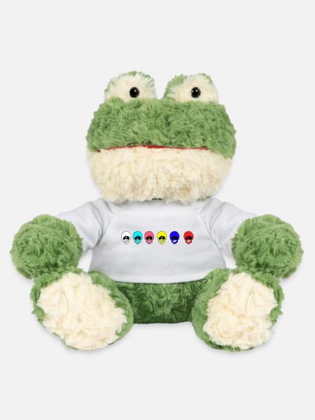 Bunte Köpfe - MiniFeet® Frosch Torge - Weiß