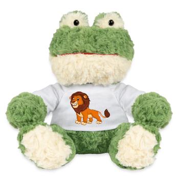 Lion - King of the Beasts - MiniFeet® Frog Torge - white - Front
