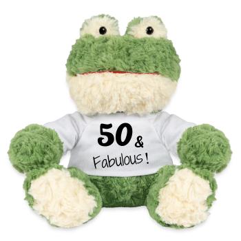 50 / anniversaire / Sport / Fête / cinquante - Grenouille Torge MiniFeet® - blanc - Devant
