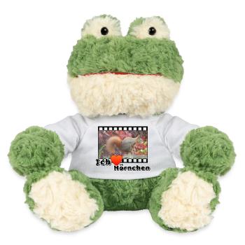 Liebe Tierfreund Eichhoernchen Tiere Spruch - MiniFeet® Frosch Torge - Weiß - Vorne