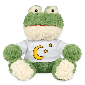 Mond und Sterne - MiniFeet® Frosch Torge - Weiß - Vorne