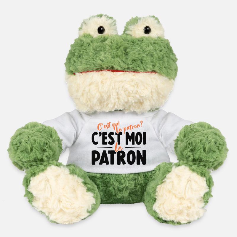 C'est Qui Le Patron C'est Moi Le Patron - Grenouille Torge MiniFeet® - blanc