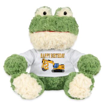 Pelle Joyeux anniversaire 2 - Grenouille Torge MiniFeet® - blanc - Devant