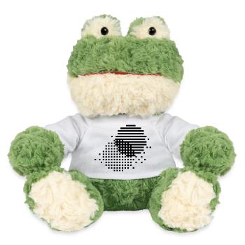 circle lines and dots design - MiniFeet® Frog Torge - white - Front