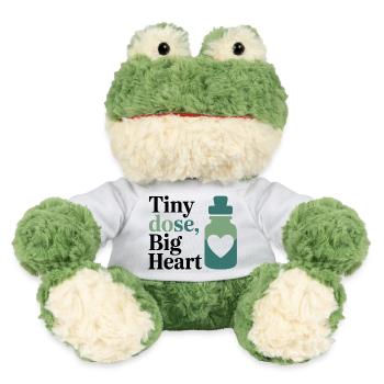 Homeopathy Tiny Dose Big Heart Professional Gear  - MiniFeet® Frog Torge - white - Front