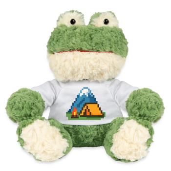 Feu de camp Pixel à la tente de montagne - Grenouille Torge MiniFeet® - blanc - Devant