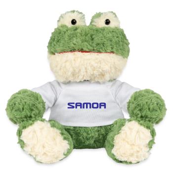 Samoa Logo - Polynesien - Südsee - MiniFeet® Frosch Torge - Weiß - Vorne