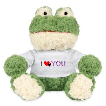 Coeur Design Violet Love Coeurs - Grenouille Torge MiniFeet® - blanc - Devant